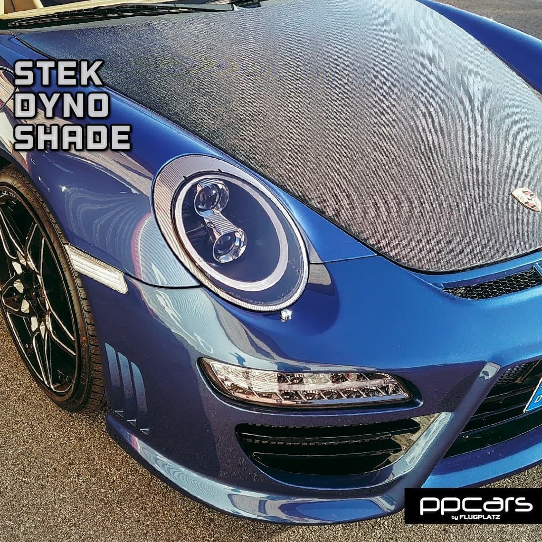 PORSCHE 997 x STEK Headlight PPF DYNO smoke