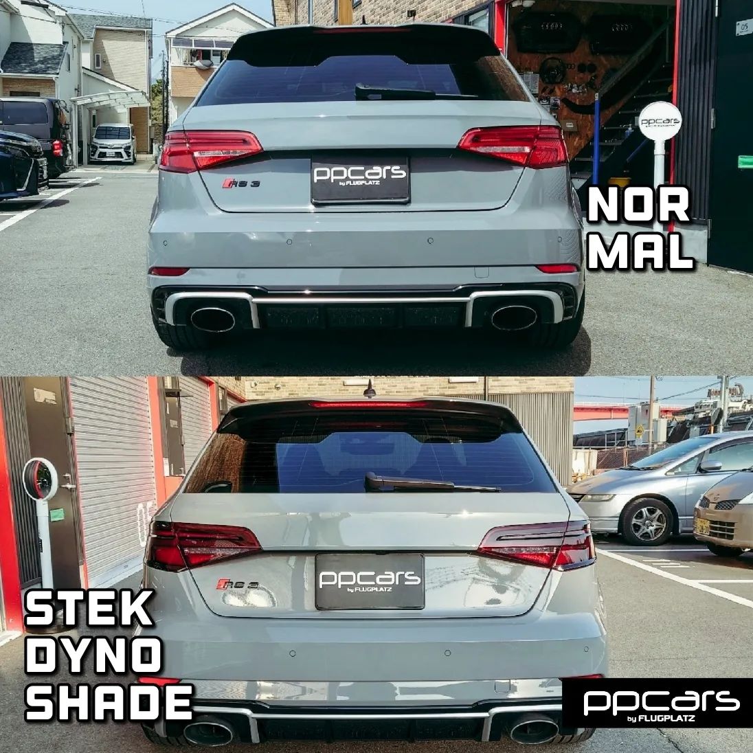 Audi RS3 (8V) Sportback x STEK Taillight PPF DYNO smoke