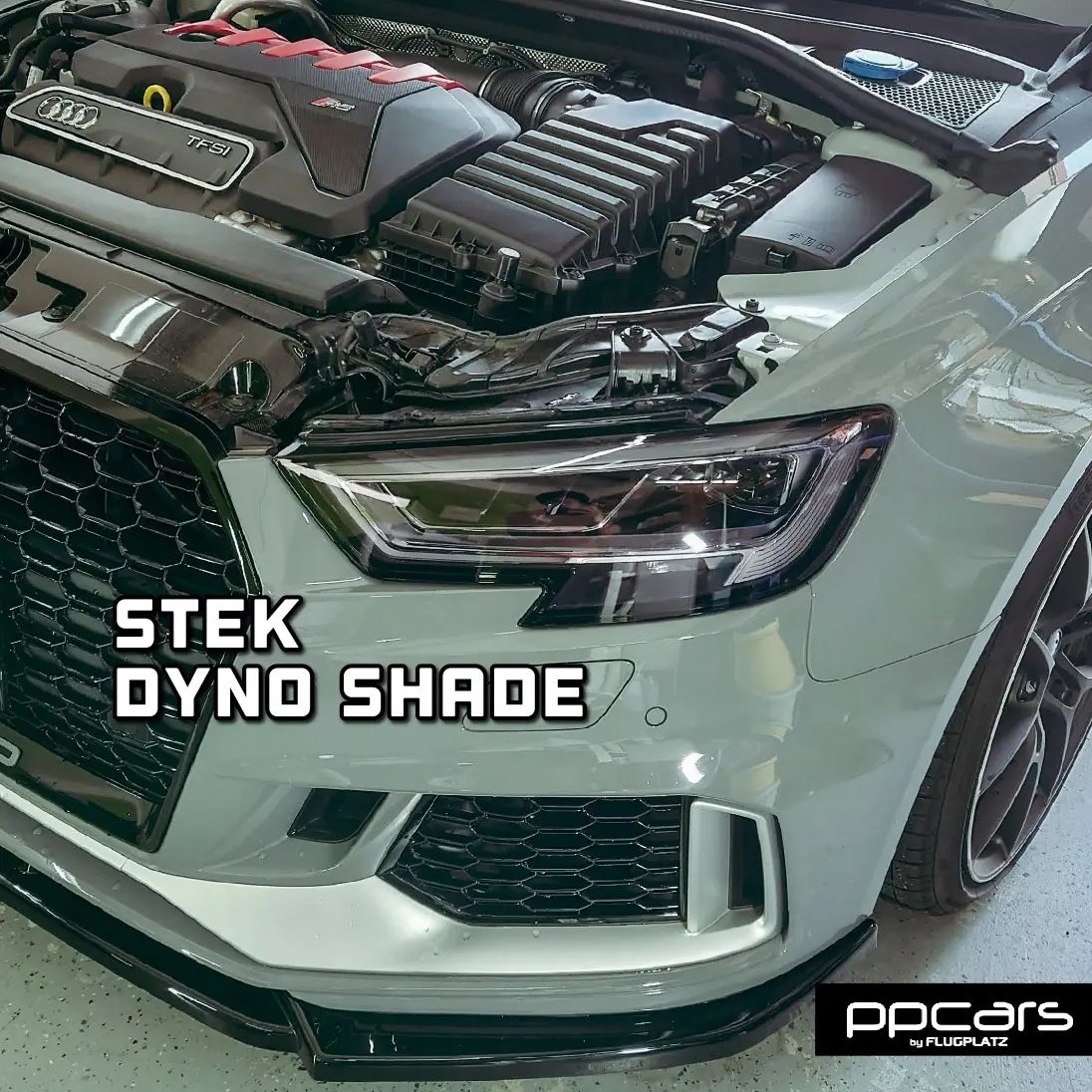 Audi RS3 (8V) Sportback x STEK Headlight PPF DYNO shade