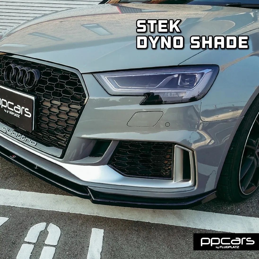 Audi RS3 (8V) Sportback x STEK Headlight PPF DYNO shade