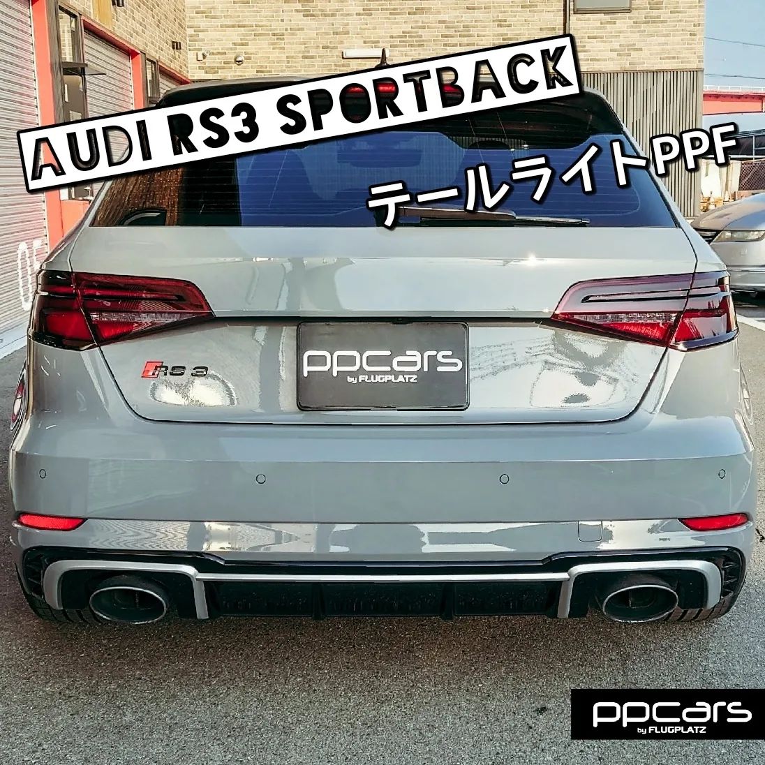 Audi RS3 (8V) Sportback x STEK Taillight PPF DYNO smoke