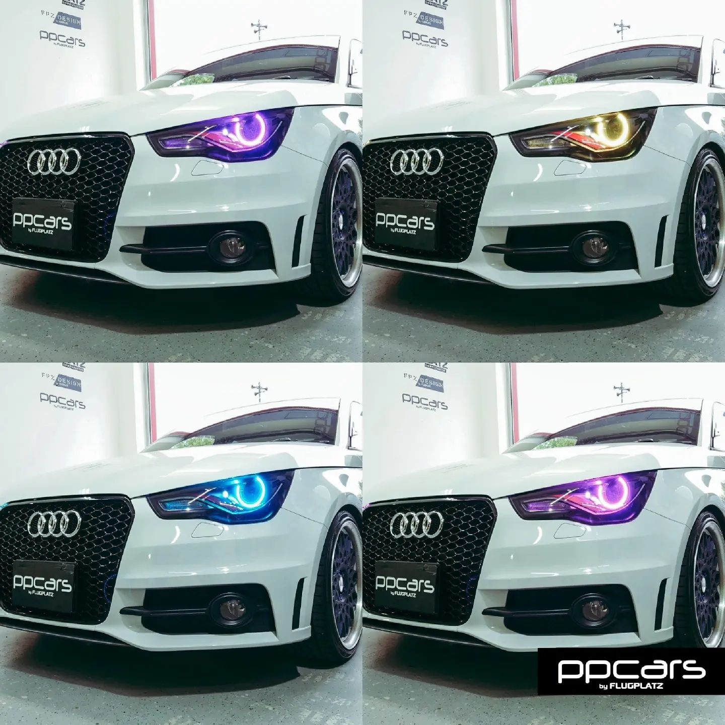 Audi A1 (8X) x ヘッドライト LEDワンオフ加工&インナー塗装