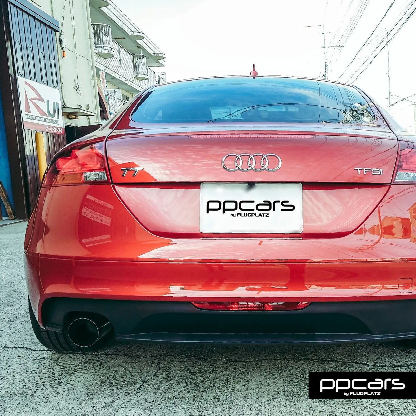 Audi TT (8J) 1.8TFSI x ワンオフマフラー x2