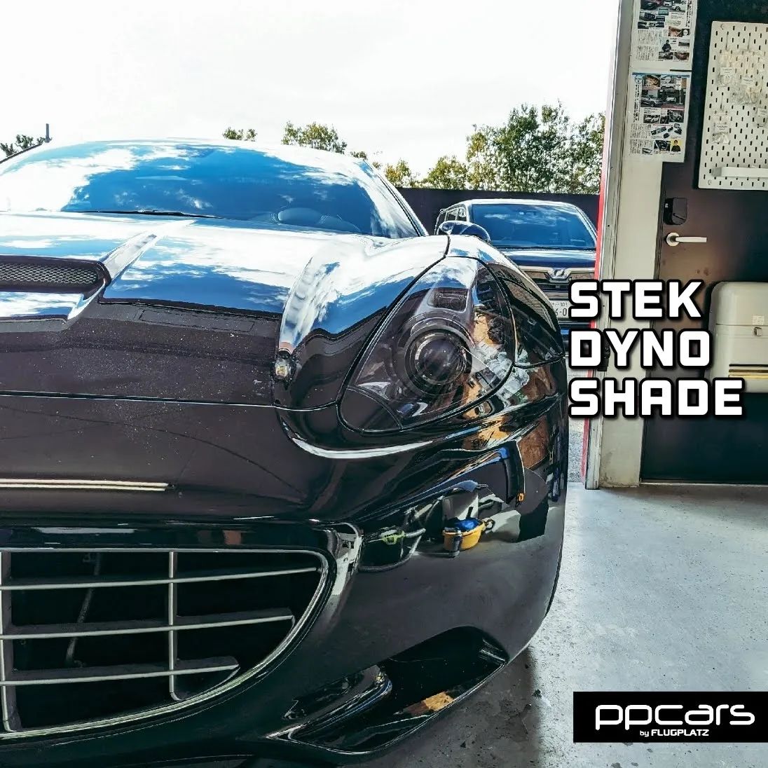 Ferrari California x STEK Headlight PPF DYNO shade