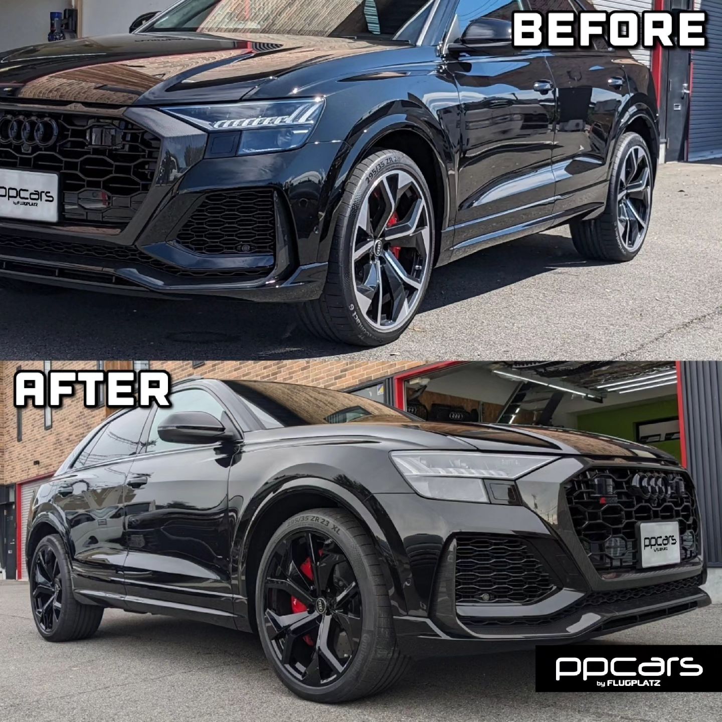 Audi RSQ8(4M/F1) x ホイールワンオフ塗装