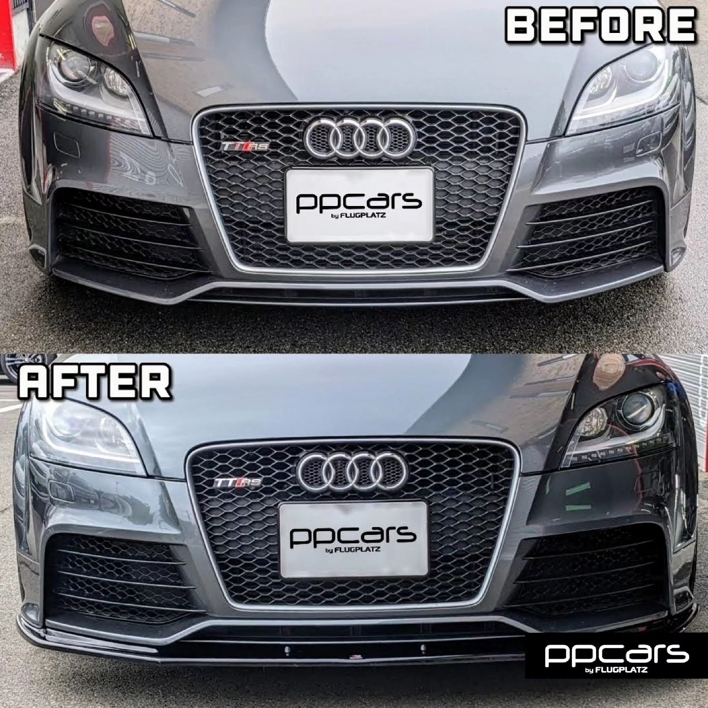 Audi TTRS(8J) Coupe x Maxton Designスポイラー