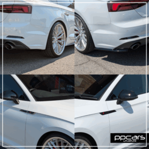 Audi A5(F5/B9) Sportback x Maxton-Design フロントスポイラー,リアサイドスプリッター,ブラックエンブレム (フォトギャラリー)