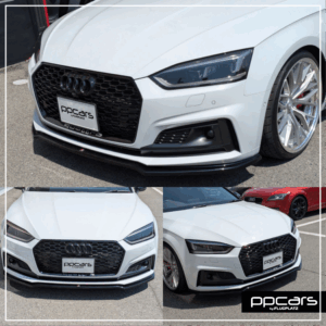 Audi A5(F5/B9) Sportback x Maxton-Design フロントスポイラー,リアサイドスプリッター,ブラックエンブレム (フォトギャラリー)