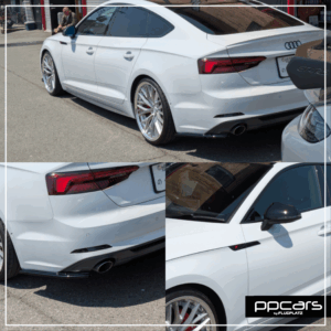 Audi A5(F5/B9) Sportback x Maxton-Design フロントスポイラー,リアサイドスプリッター,ブラックエンブレム (フォトギャラリー)