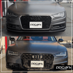 Audi A7(4G/C7) Sportback x グリルフレーム&バンパートリムラッピング (フォトギャラリー)