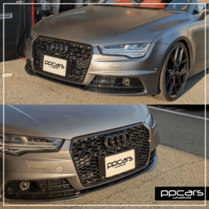Audi A7(4G/C7) Sportback x グリルフレーム&バンパートリムラッピング (フォトギャラリー)