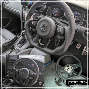 VW Golf7.5R Variant(5G) x ワンオフステアリング,カーテシライト,ブルーミラー (フォトギャラリー)