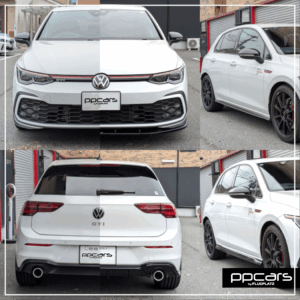 Golf8 GTI(5H) x Maxton-Design フロントスポイラー, サイドスカート, リアディフューザー (フォトギャラリー)