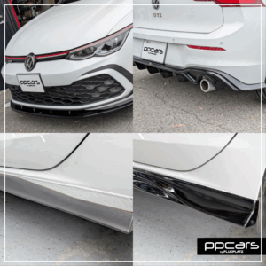Golf8 GTI(5H) x Maxton-Design フロントスポイラー, サイドスカート, リアディフューザー (フォトギャラリー)