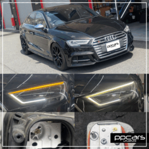 Audi S3(8V) Sedan x ヘッドライトDRL修理 (フォトギャラリー)