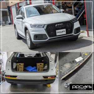 Audi Q5 (FY) x バックランプ修理, オイル交換, コーディング(フォトギャラリー)