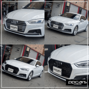 Audi A5(F5/B9) Sportback x RSグリル,ブラックエンブレム,コーディング (フォトギャラリー)