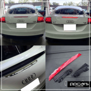 Audi TT(8J) x ハイマウントストップランプ交換, ラゲッジカバーブラケット (フォトギャラリー)