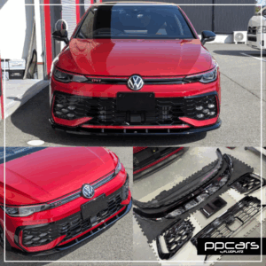 VW Golf8.5 GTI(5H) x Maxton-Design フロントスポイラー, ブラックアウト (フォトギャラリー)