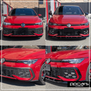 VW Golf8.5 GTI(5H) x Maxton-Design フロントスポイラー, ブラックアウト (フォトギャラリー)
