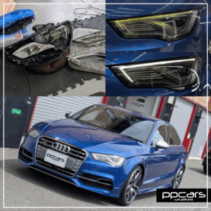 Audi S3(8V) Sedan x ヘッドライトDRL修理 (フォトギャラリー)