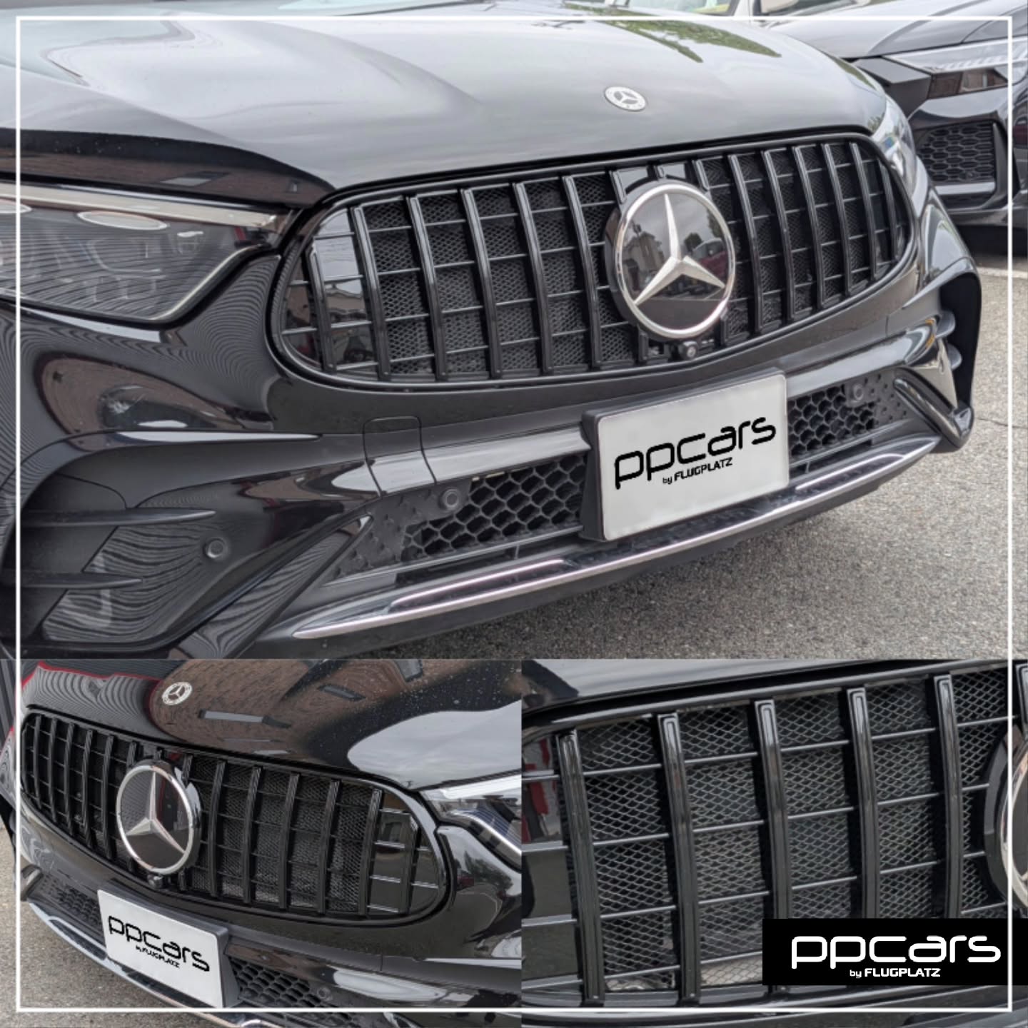 □Mercedes-Benz GLC Coupe (C254) x パナメリカーナグリル, メッシュ加工 (フォトギャラリー)□