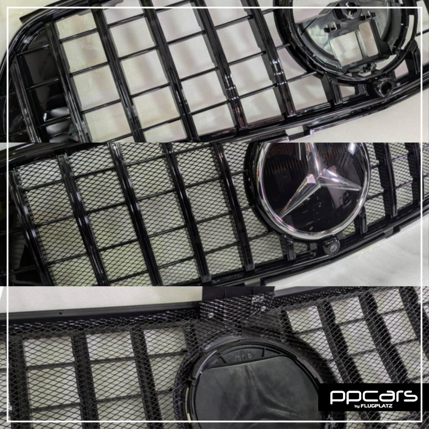 □Mercedes-Benz GLC Coupe (C254) x パナメリカーナグリル, メッシュ加工 (フォトギャラリー)□