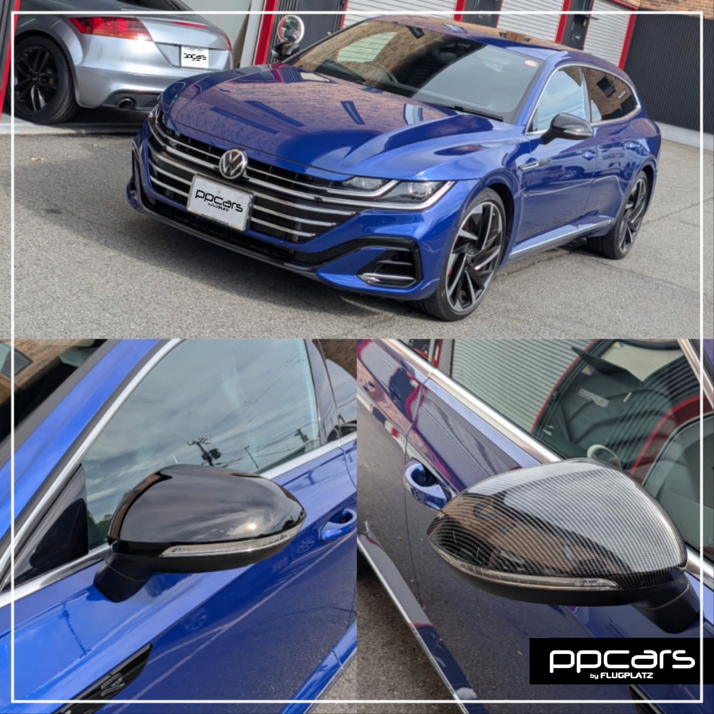 VW Arteon Shooting Brake(3H) R-Line x カーボンドアミラーカバー (フォトギャラリー)