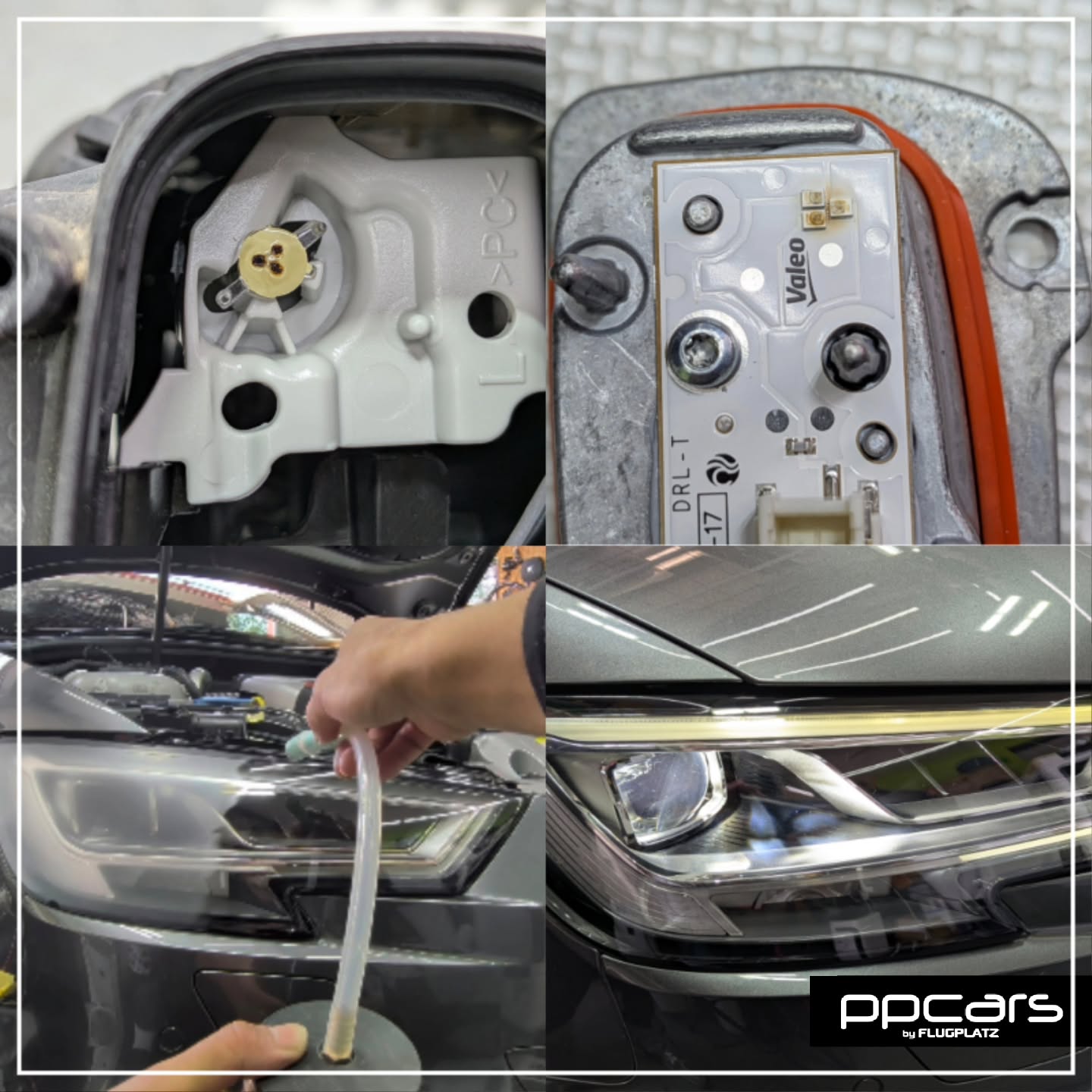 Audi S3(8V) Sedan x 至高のヘッドライトリペア,DRL修理 (フォトギャラリー)□