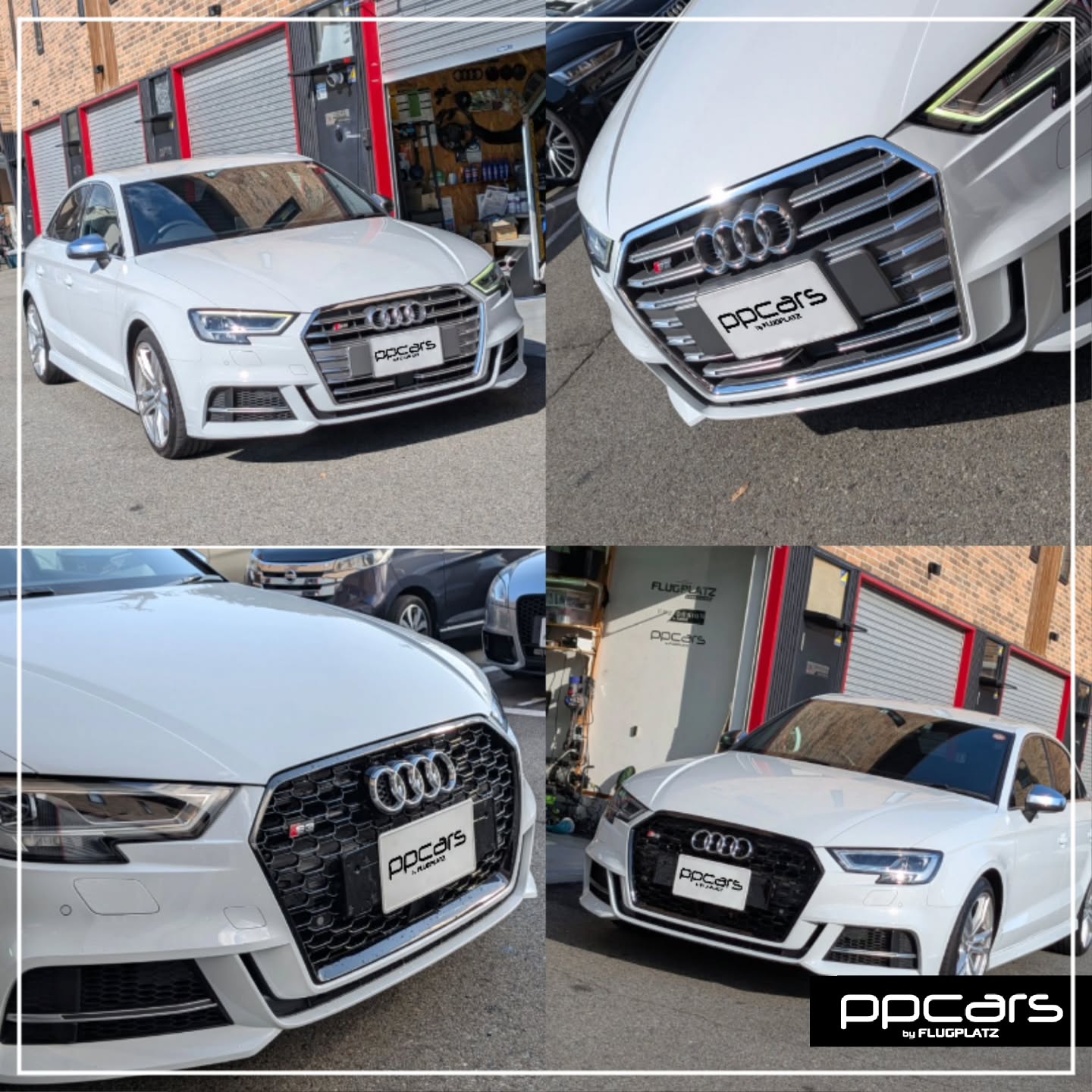 Audi S3(8V) Sedan x RSグリル (フォトギャラリー)