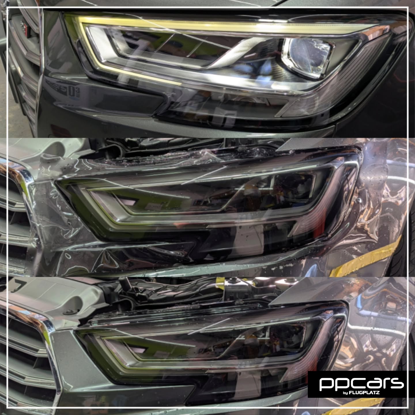 Audi S3(8V) Sedan x 至高のヘッドライトリペア,DRL修理 (フォトギャラリー)□