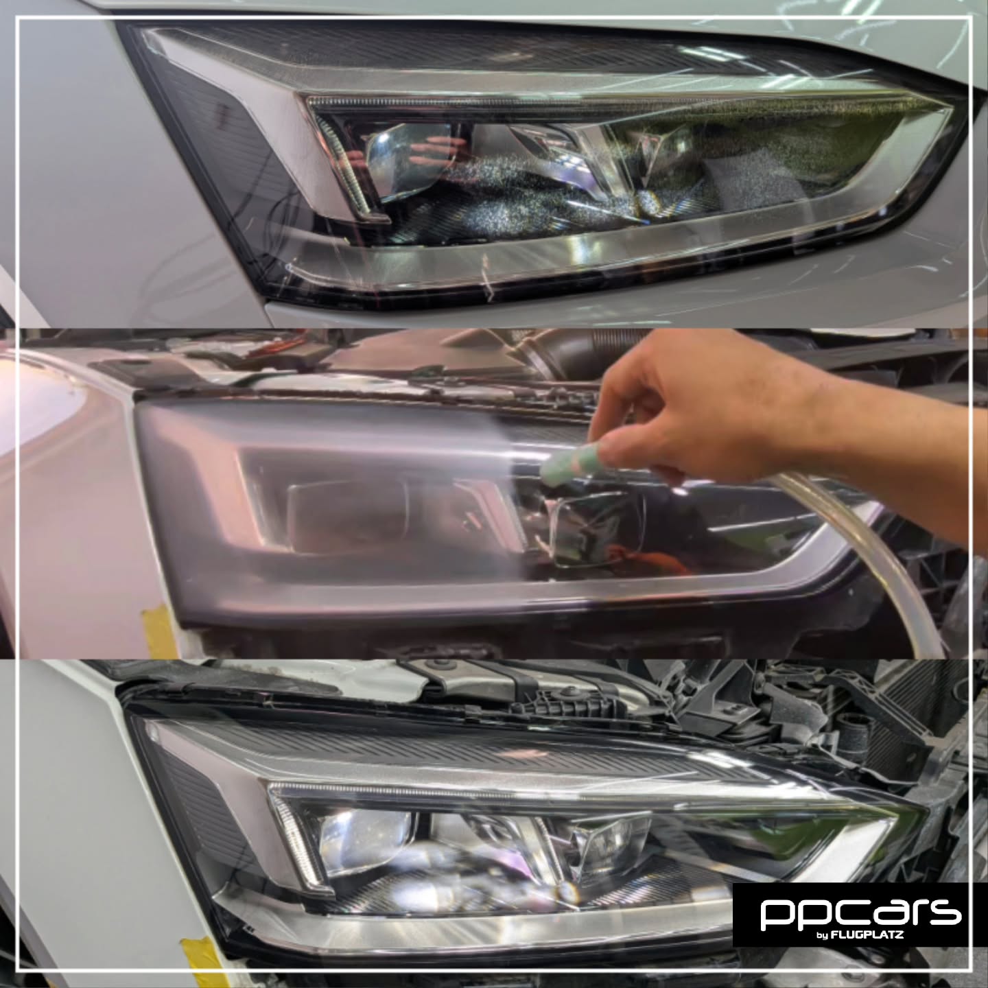 Audi S5(F5/B9) Sportback x 至高のヘッドライトリペア, ライトPPF (フォトギャラリー)