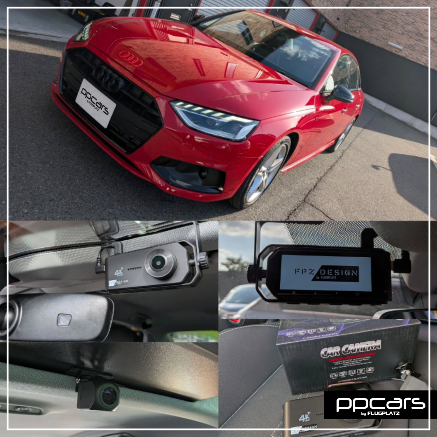 Audi A4(8W/B9) Sedan x ドラレコ (フォトギャラリー)