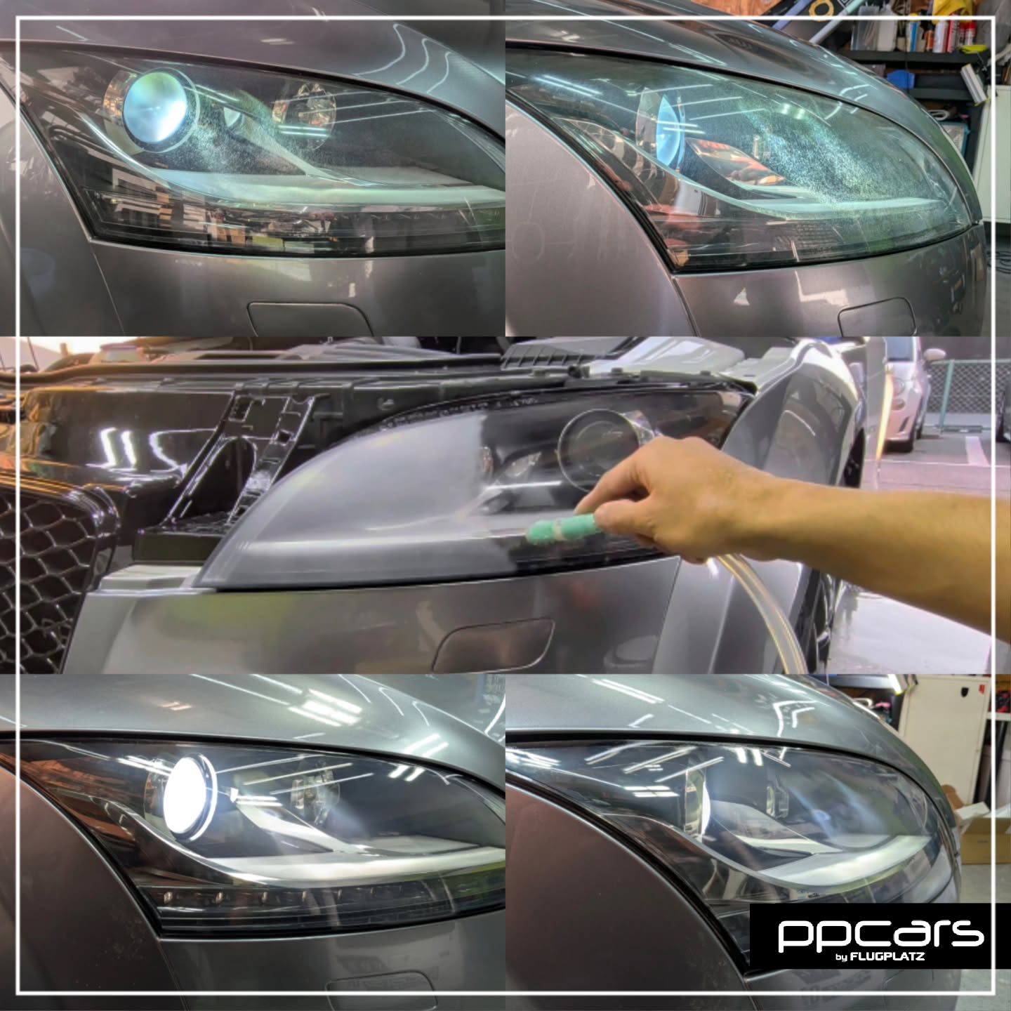 Audi TT(8J) x 至高のヘッドライトリペア (フォトギャラリー)