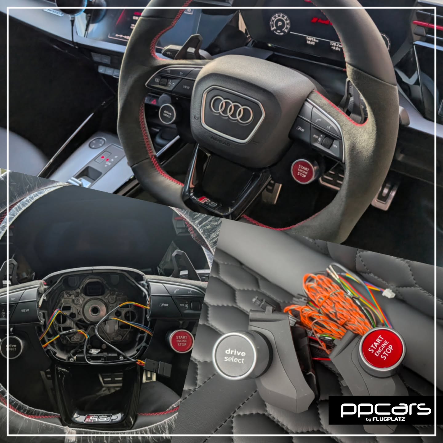 Audi RS3(8Y) Sedan x R8ステアリングスイッチ (フォトギャラリー)