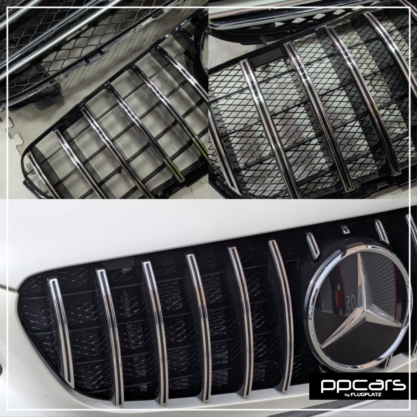 Mercedes-Benz GLC (C253) x パナメリカーナグリル, メッシュ加工 (フォトギャラリー)