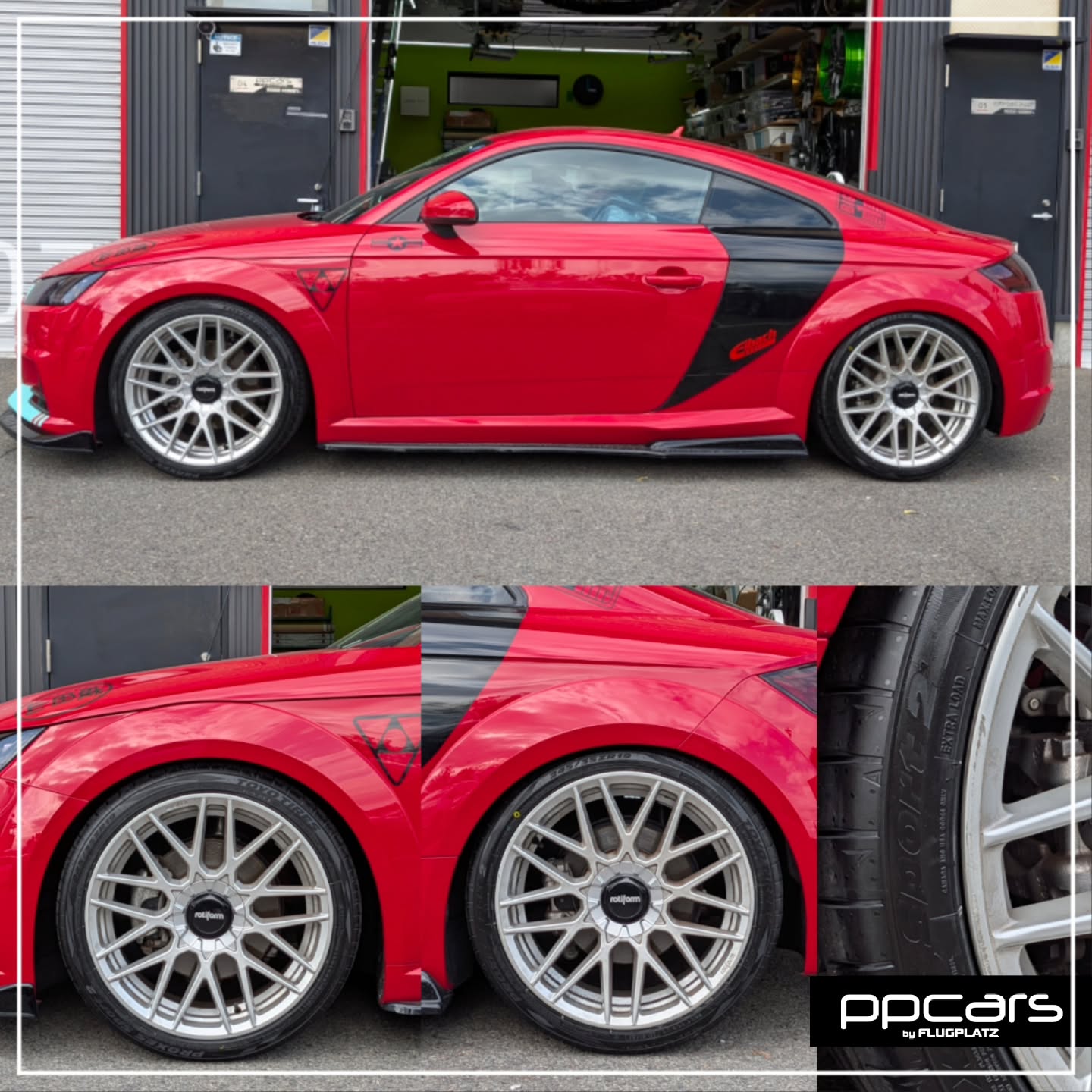 Audi TT(8S) x スロコン,車高調整,タイヤ交換 (フォトギャラリー)