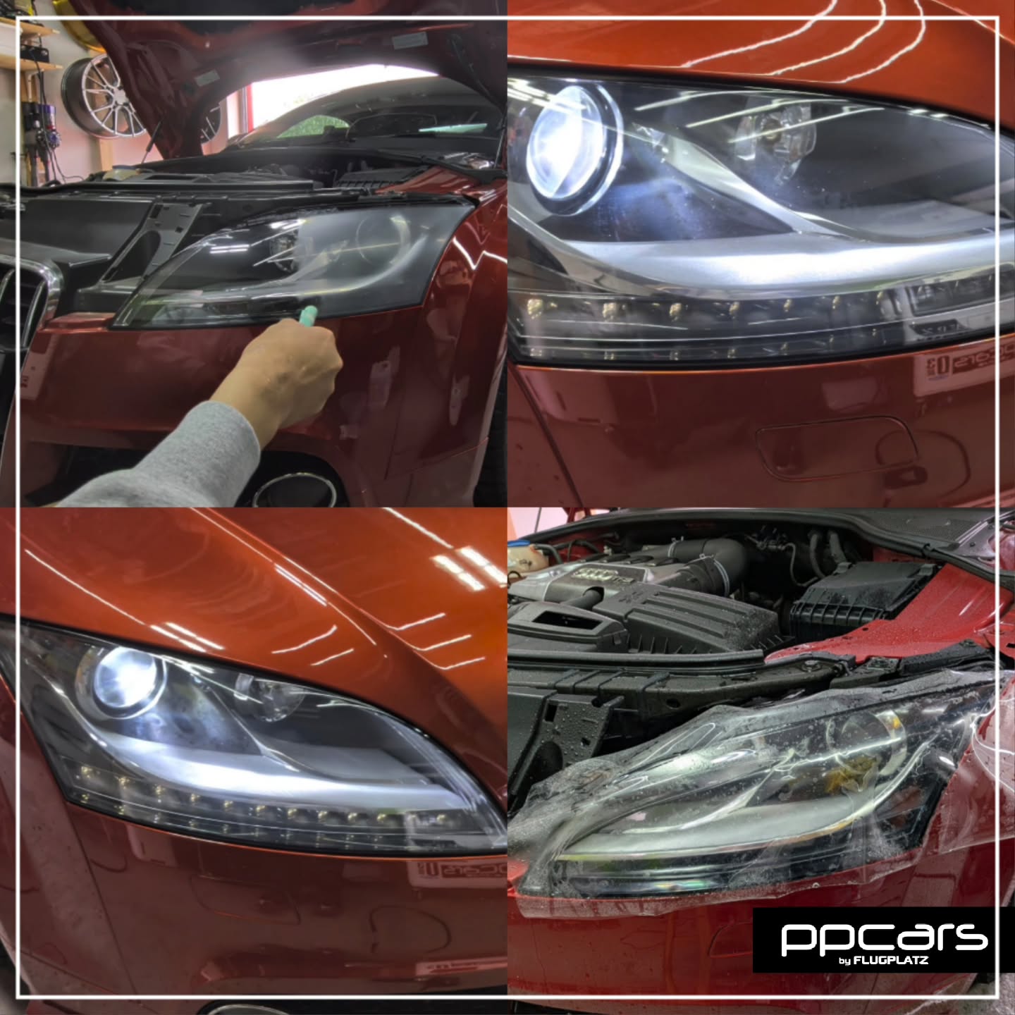 Audi TT(8J) Roadster x 至高のヘッドライトリペア (フォトギャラリー)