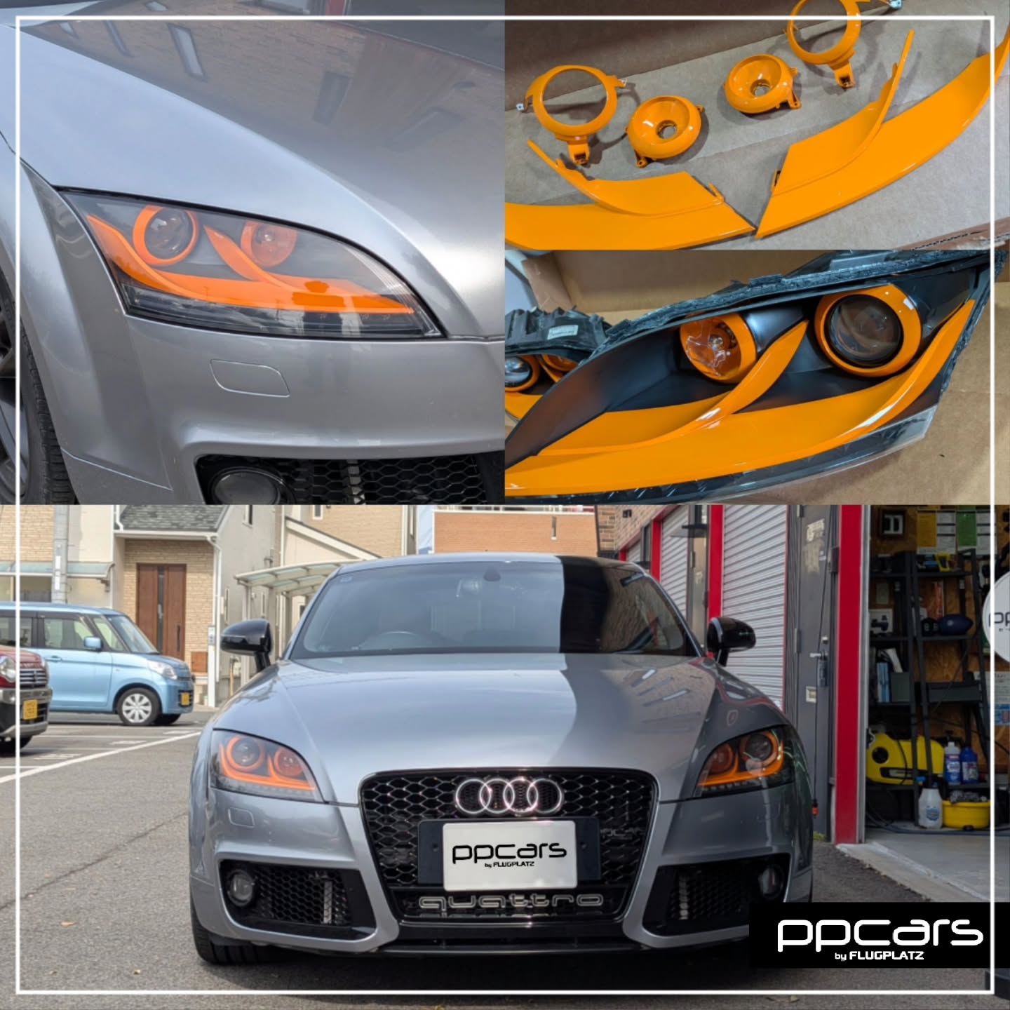 Audi TT(8J) x ヘッドライトワンオフ加工 (フォトギャラリー)