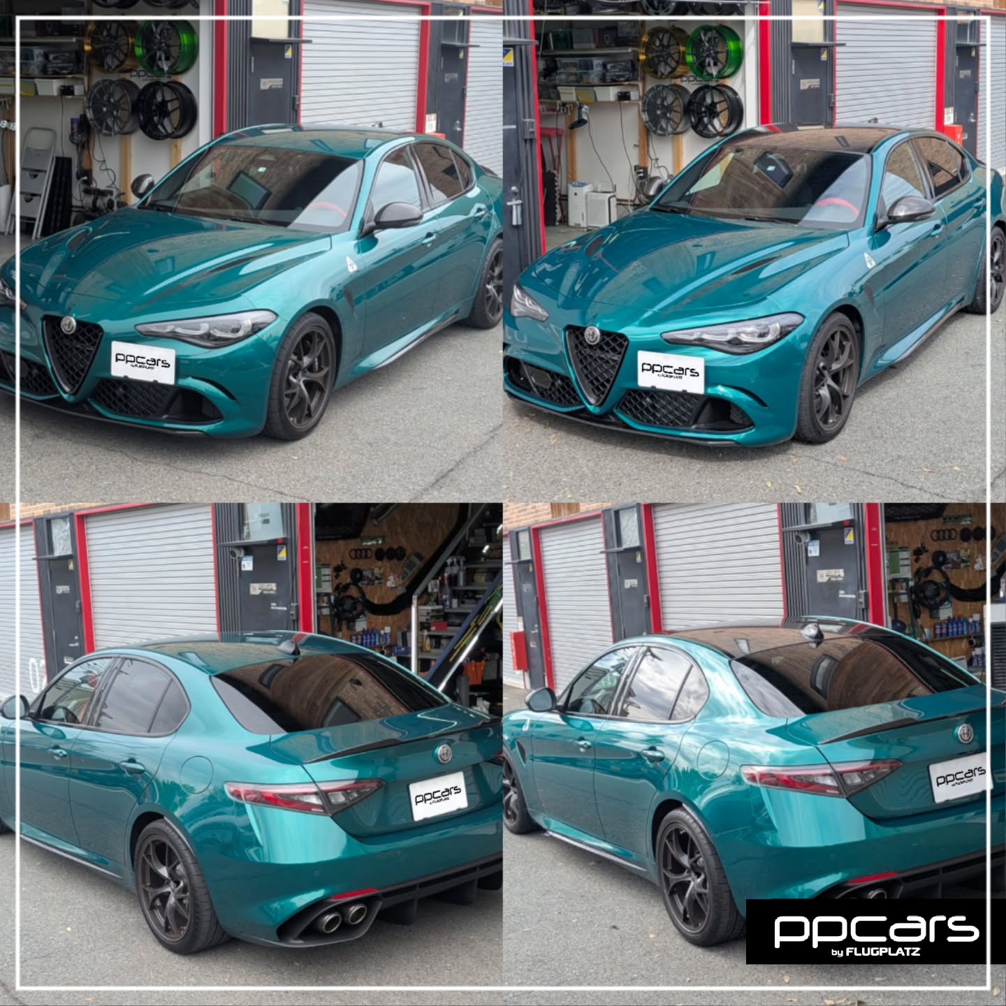 Alfa Romeo Giulia Quadrifoglio x ルーフカーボンPPF (フォトギャラリー)