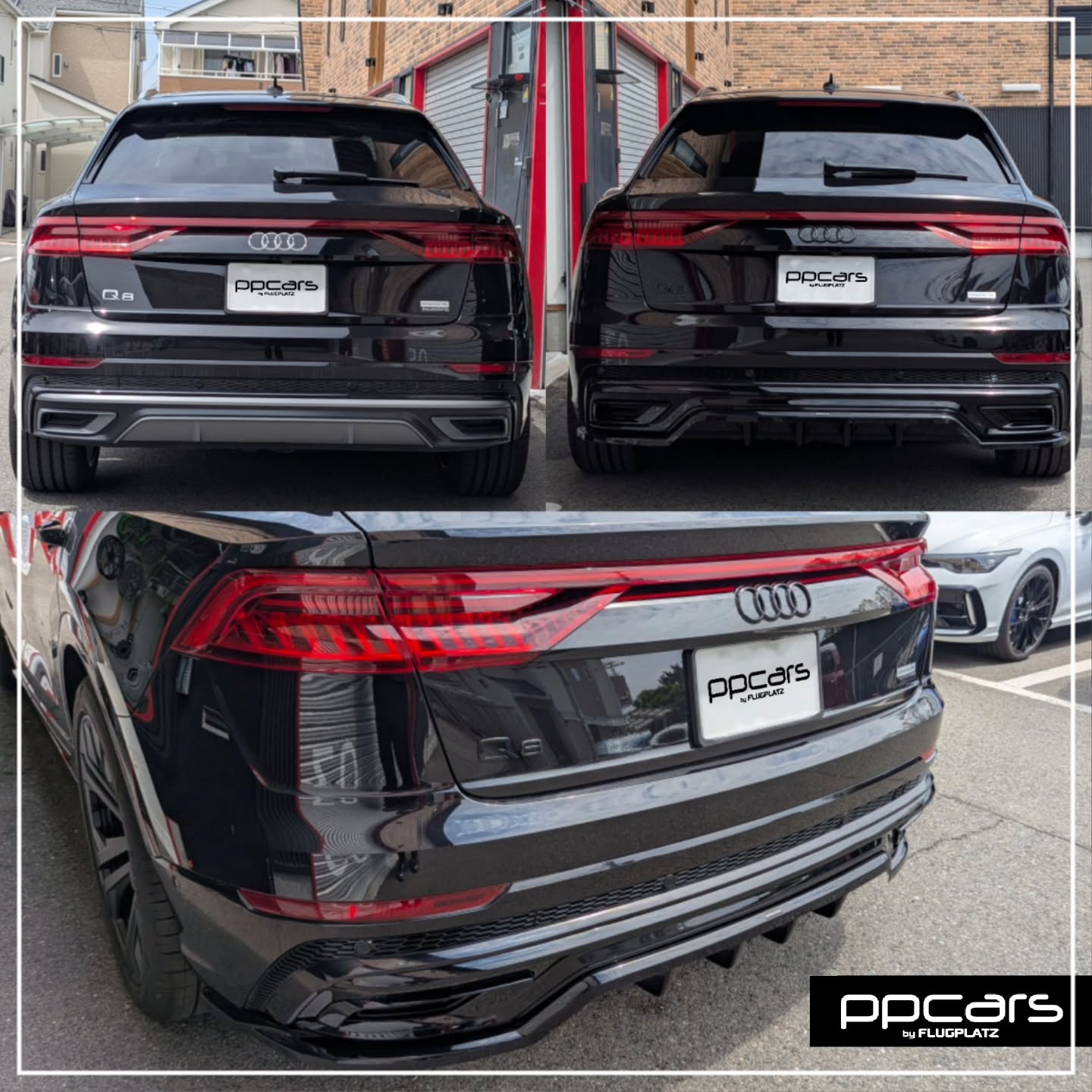 Audi Q8(4M/F1) x Maxton-Designサイドスカート,リアディフューザー,ブラックアウト (フォトギャラリー)