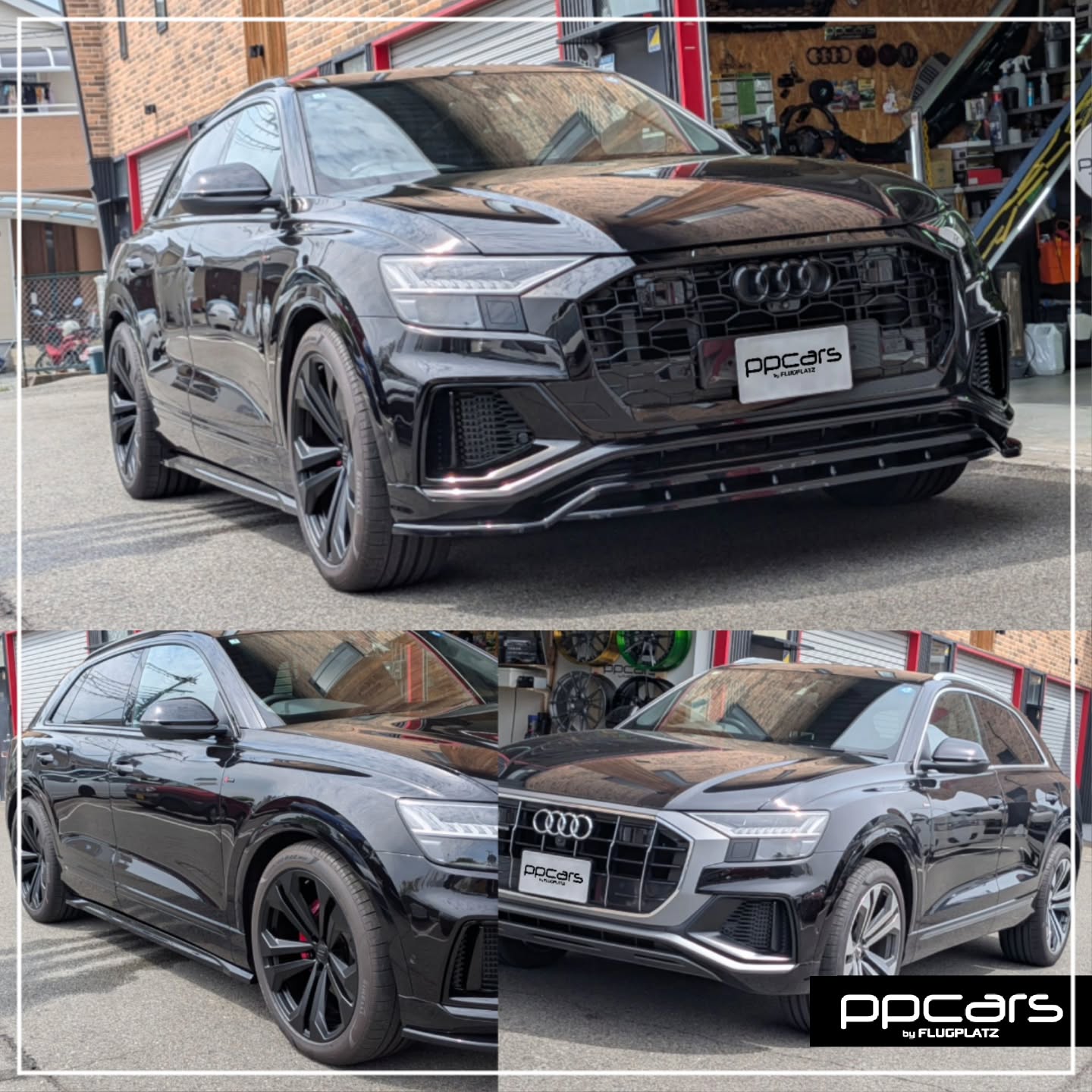 Audi Q8(4M/F1) x Maxton-Designサイドスカート,リアディフューザー,ブラックアウト (フォトギャラリー)