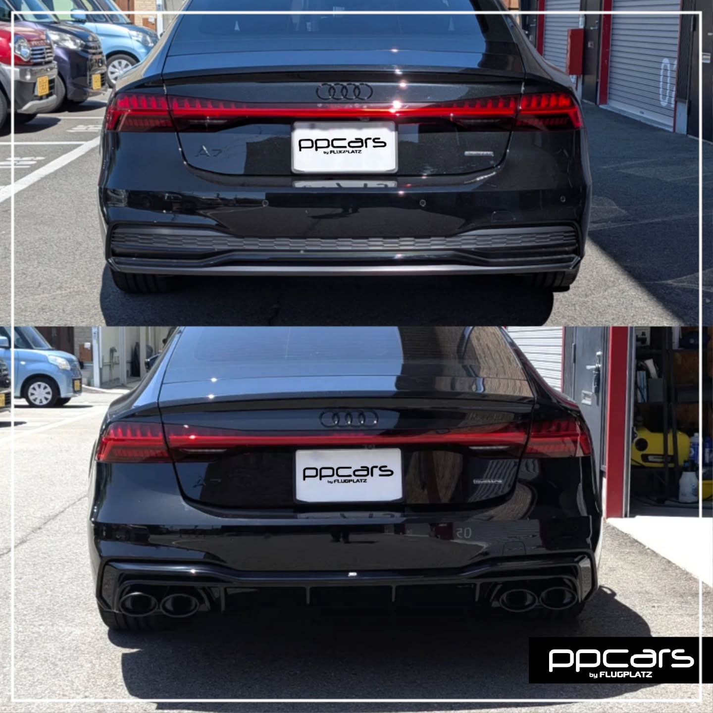 Audi A7 (4K/C8/F2) Sportback x Maxton Designリアディフューザー (フォトギャラリー)