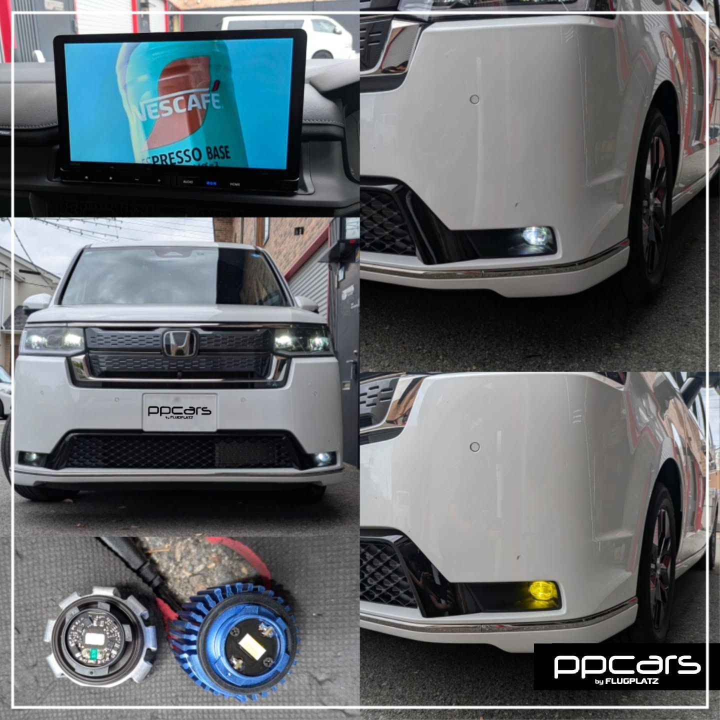 Honda Stepwagon(RP8) x TVキャンセラー,タコメーター,フォグバルブ (フォトギャラリー)