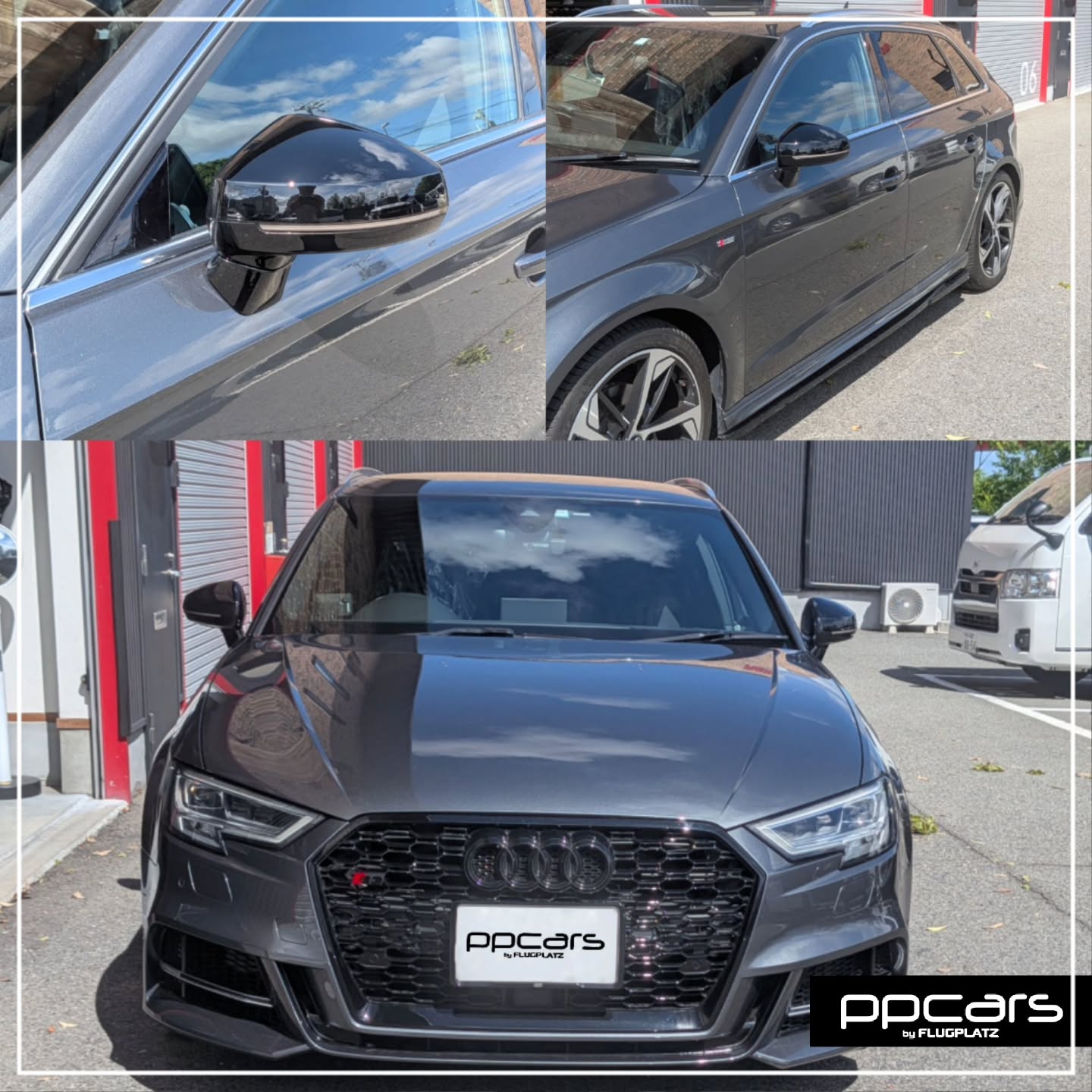 Audi A3(8V) Sportback x ブレーキキャリパー塗装,低ダストブレーキパッド (フォトギャラリー)