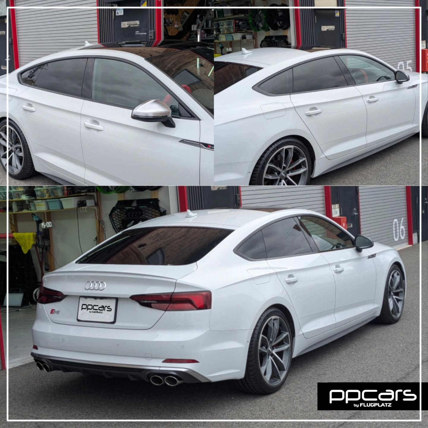 Audi S5(F5/B9) Sportback x ウインドウモールラッピング (フォトギャラリー)