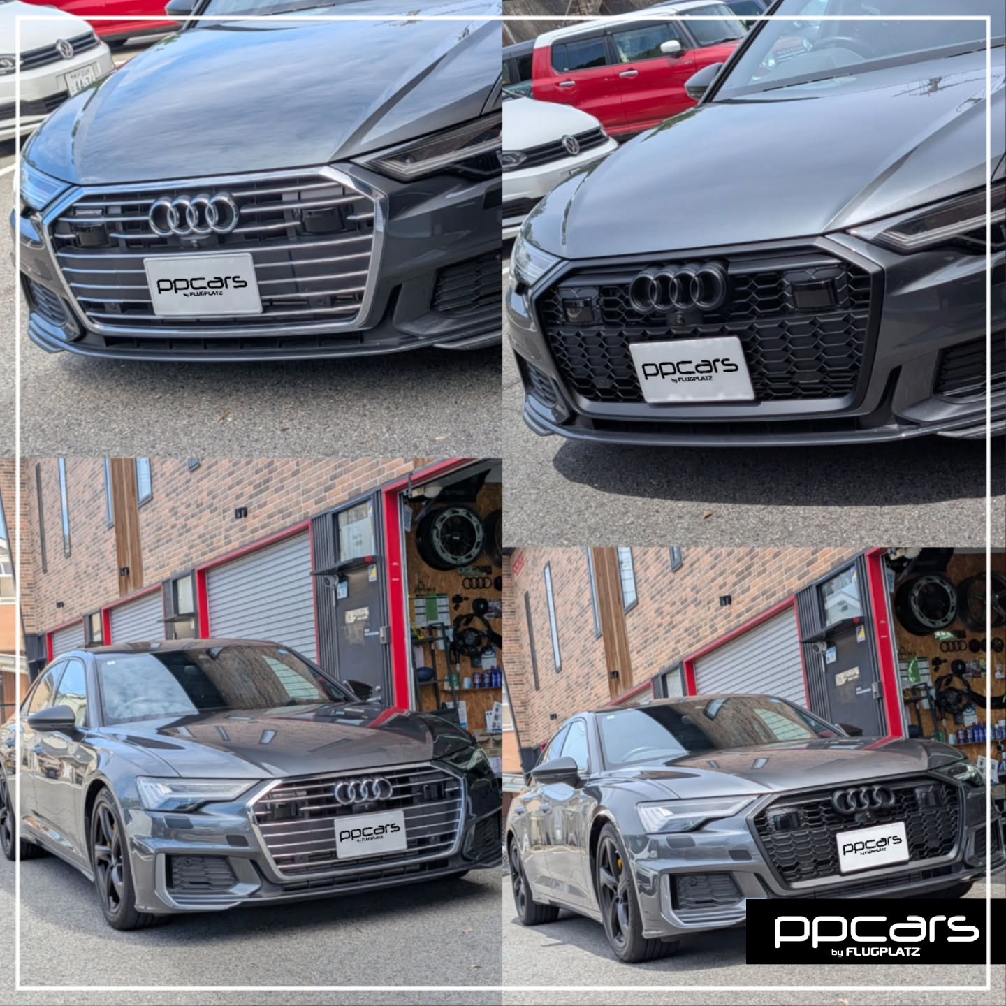 Audi A6 Sedan(4A/C8/F2) x RSフロントグリル (フォトギャラリー)