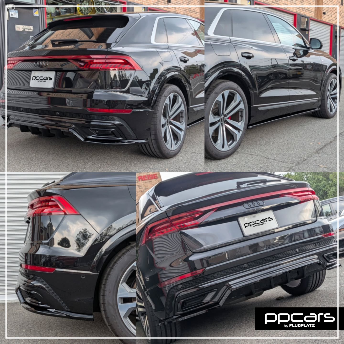 Audi Q8(4M/F1) x Maxton-Designサイドスカート,リアディフューザー,ブラックエンブレム (フォトギャラリー)