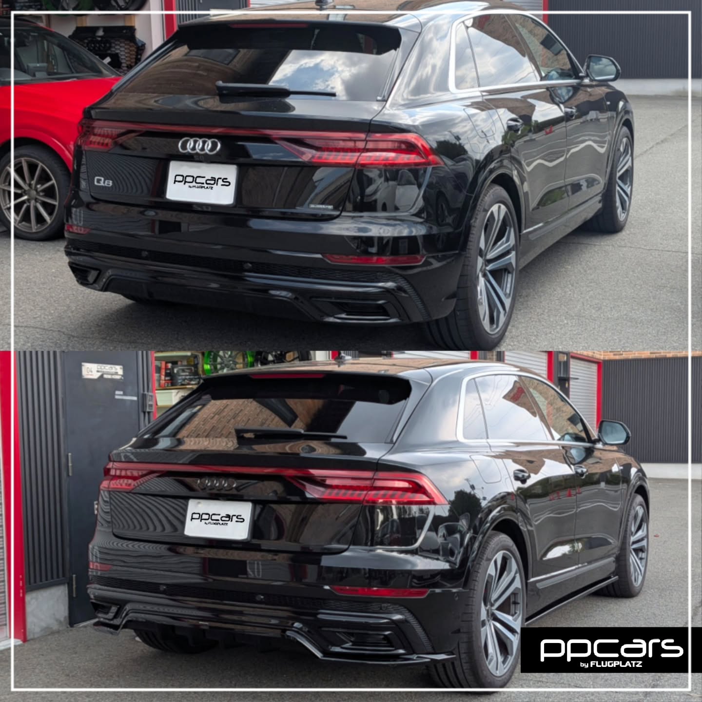 Audi Q8(4M/F1) x Maxton-Designサイドスカート,リアディフューザー,ブラックエンブレム (フォトギャラリー)