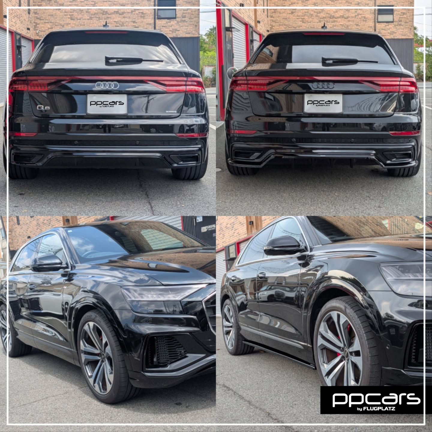 Audi Q8(4M/F1) x Maxton-Designサイドスカート,リアディフューザー,ブラックエンブレム (フォトギャラリー)